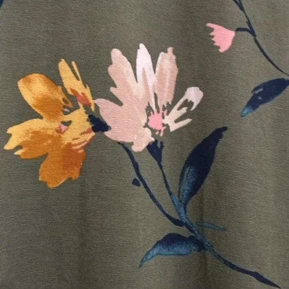 Old Navy - FLORAL SHIFT, RAYON DRESS - Picture 4 of 9